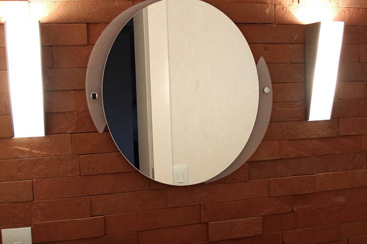  Filete de Arenito vermelho mesclado serrado 6 cm