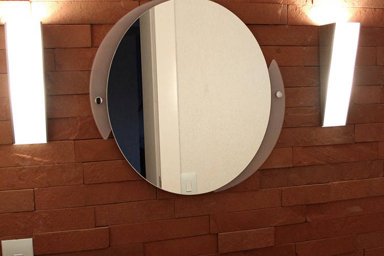  Filete de Arenito vermelho mesclado serrado 6 cm