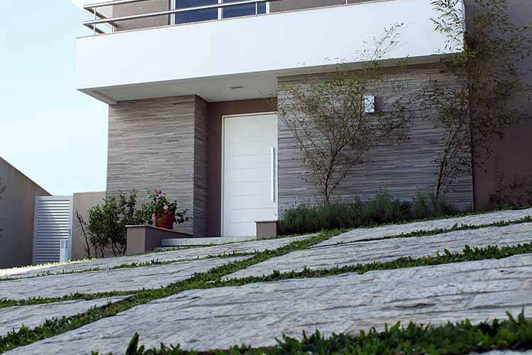 Pedra Madeira rosa mesclada Serrada 11,5×23 cm