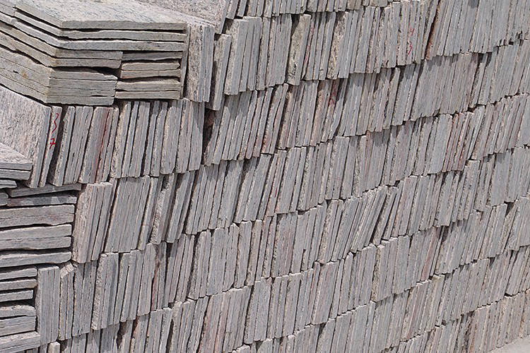 Pedra Madeira rosa mesclada Serrada 11,5×23 cm